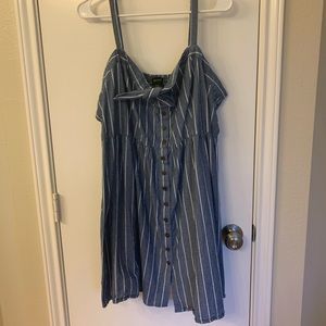 Blue & White Striped Dress - Forever 21+